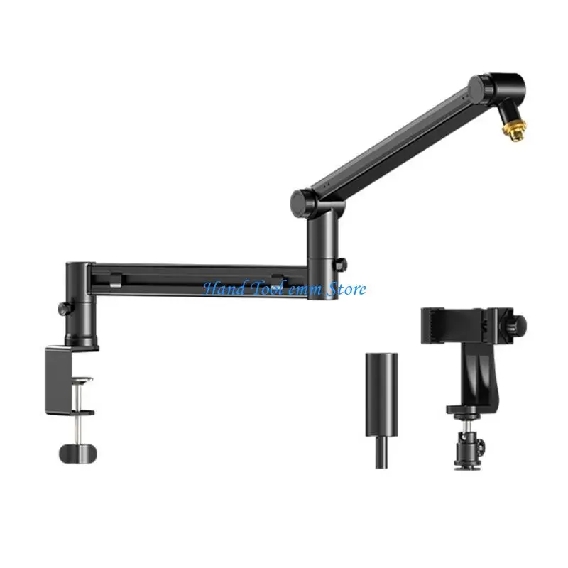 H37F Universal Microphone Mount Stand 3 Joint Articulating Arm With Cable Routing Adjustable Microphone Stand
H37F Universal Microphone Mount Stand 3 Joint Articulating Arm With Cable Routing Adjustable Microphone Stand