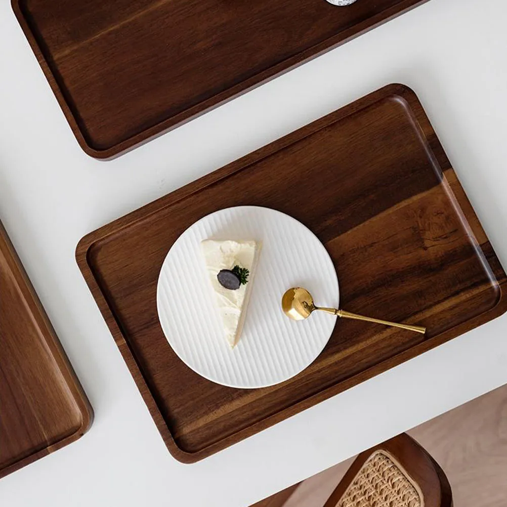 Acacia Wood Tray Sturdy Food Serving Bread Snack Decorative Practical Kitchen Gadgets Rustic Simple Platters
Acacia Wood Tray Sturdy Food Serving Bread Snack Decorative Practical Kitchen Gadgets Rustic Simple Platters