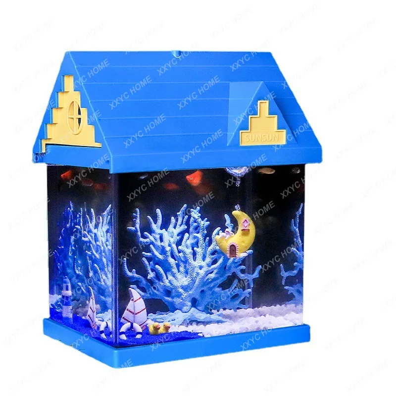 Fish Tank Living Room Small Ultra White Glass Fish Tank Ecological Desktop Landscape Fish Globe Aquarium
Fish Tank Living Room Small Ultra White Glass Fish Tank Ecological Desktop Landscape Fish Globe Aquarium