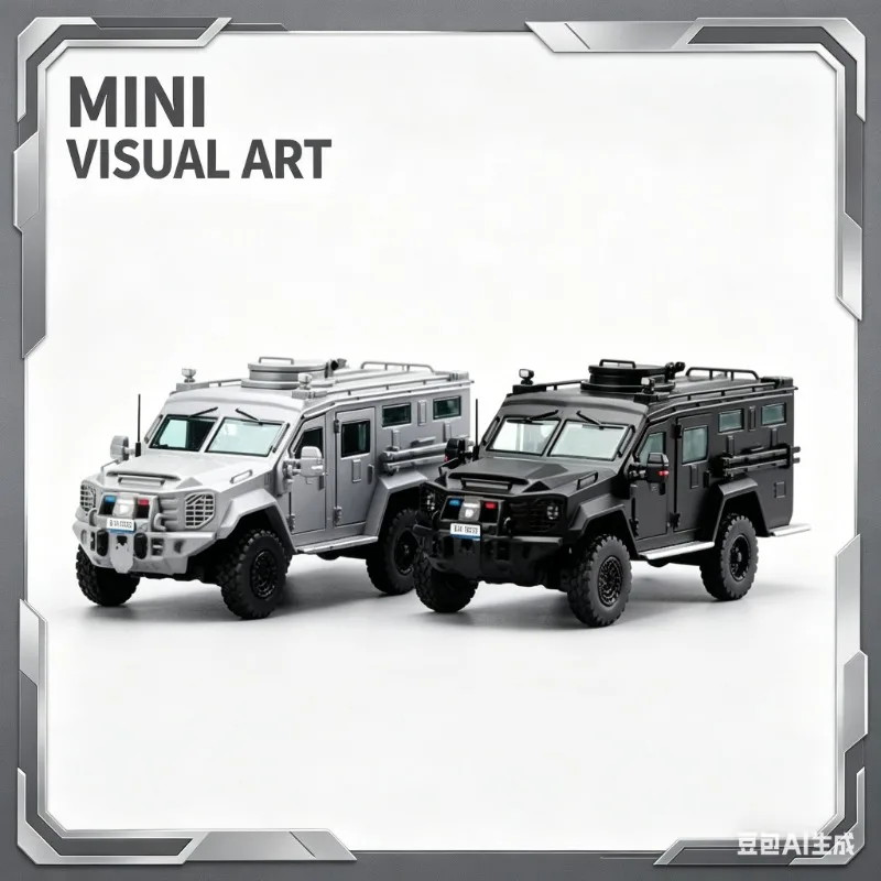 MINI VISUAL ART 1: 64-мм модель бронированной машины Bearcat из сплава, искусно детализированная, как художественный экспонат, для игрушек для мальчиков.
MINI VISUAL ART 1: 64-мм модель бронированной машины Bearcat из сплава, искусно детализированная, как художественный экспонат, для игрушек для мальчиков.