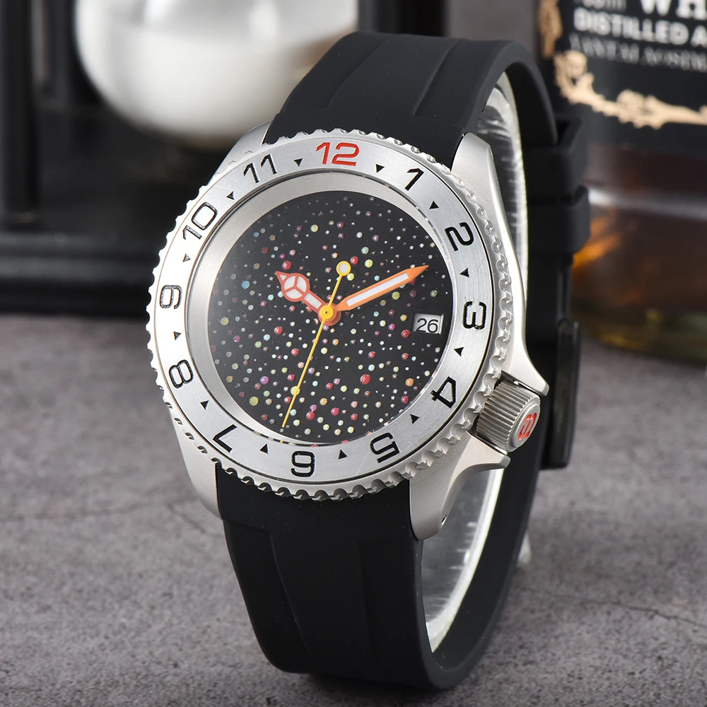NH35 Watch 41mm Watch case Luxury men's Watch sapphire glass for NH35 Automatic mechanical Movement Men's watch
NH35 Watch 41mm Watch case Luxury men's Watch sapphire glass for NH35 Automatic mechanical Movement Men's watch