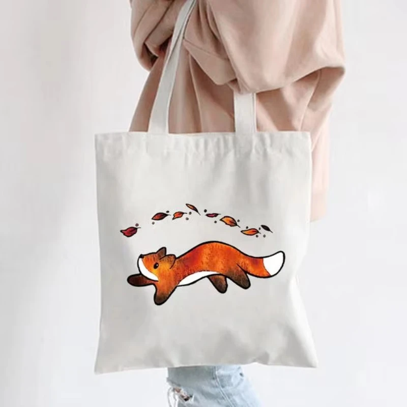 Cute Fox Print Canvas Tote Bag Set Whimsical Forest Animal Pattern Shoulder Bag For Animal Lovers Cottagecore Aesthetic
Cute Fox Print Canvas Tote Bag Set Whimsical Forest Animal Pattern Shoulder Bag For Animal Lovers Cottagecore Aesthetic