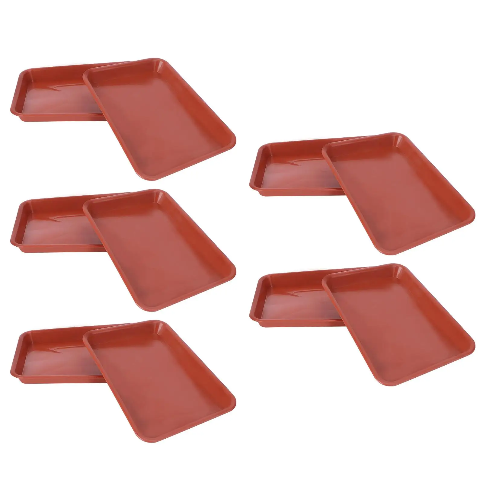 10 Pcs Tray Rectangular Flower Pot Base Plant Oblong Flowerpot Red Trays for Plants
10 Pcs Tray Rectangular Flower Pot Base Plant Oblong Flowerpot Red Trays for Plants