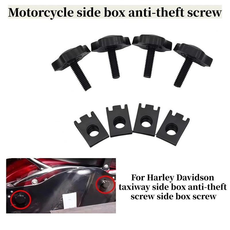 Motorcycle modification accessories are for Harley Street Glide modification trunk anti-theft screws side box screws
Motorcycle modification accessories are for Harley Street Glide modification trunk anti-theft screws side box screws