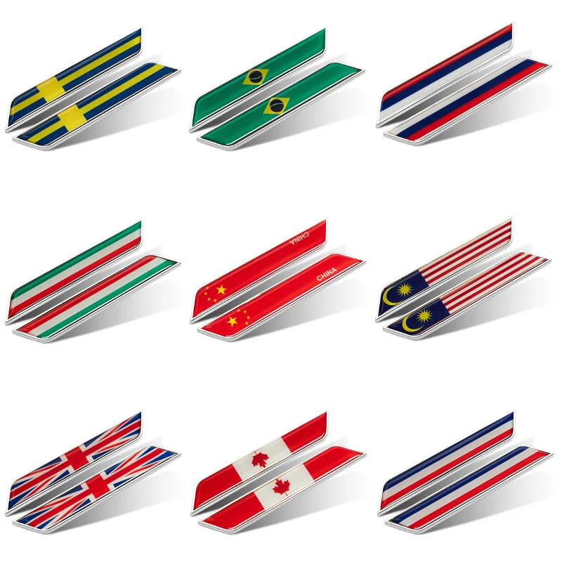 3D Silver Edge Flag Emblem Decal,Flag Styling Badge Emblems for Car Side Fender/Rear/Front Truck/SUV/Motor Self-Adhesive Sticker
3D Silver Edge Flag Emblem Decal,Flag Styling Badge Emblems for Car Side Fender/Rear/Front Truck/SUV/Motor Self-Adhesive Sticker