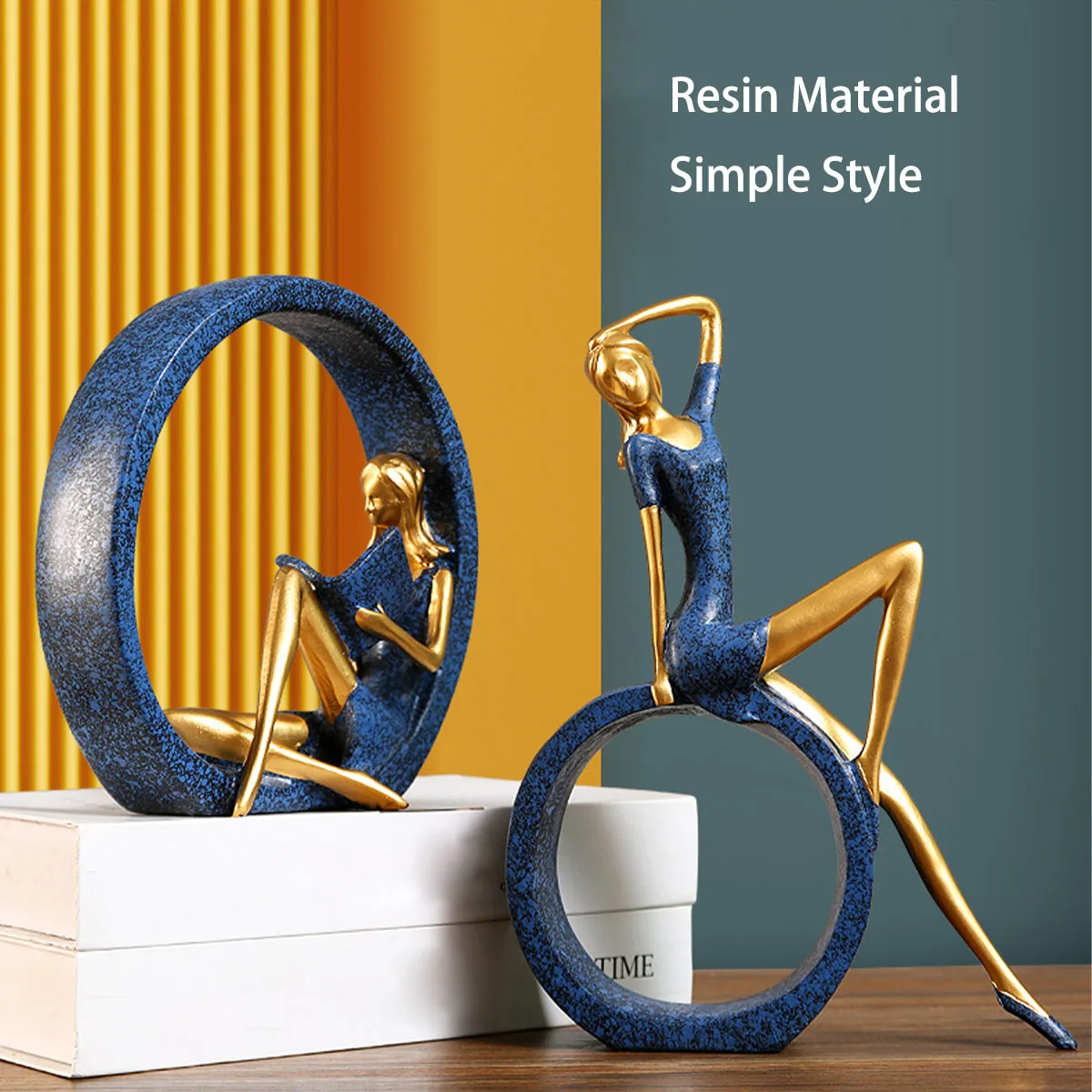 Resin Figurines Girl Statue Art Sculpture Ornament for Bookshelf Living Room Bedroom Office Desktop Cabinets and Home Decoration
Resin Figurines Girl Statue Art Sculpture Ornament for Bookshelf Living Room Bedroom Office Desktop Cabinets and Home Decoration