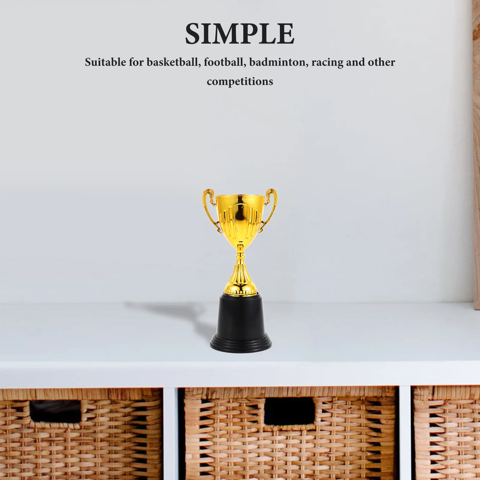Miniature Gold Trophy Cup for Youth Team Competitions Soccer Football Basketball Racing Winner Award Ceremony Decorative
Miniature Gold Trophy Cup for Youth Team Competitions Soccer Football Basketball Racing Winner Award Ceremony Decorative