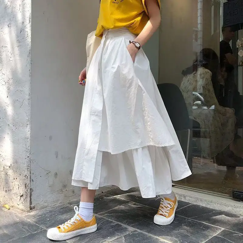2026 New Spring Summer Vacation Style Fashion Asymmetrical Midi Skirt Women Style High Waist Loose A Line Fluffy Pleated Skirt
2026 New Spring Summer Vacation Style Fashion Asymmetrical Midi Skirt Women Style High Waist Loose A Line Fluffy Pleated Skirt