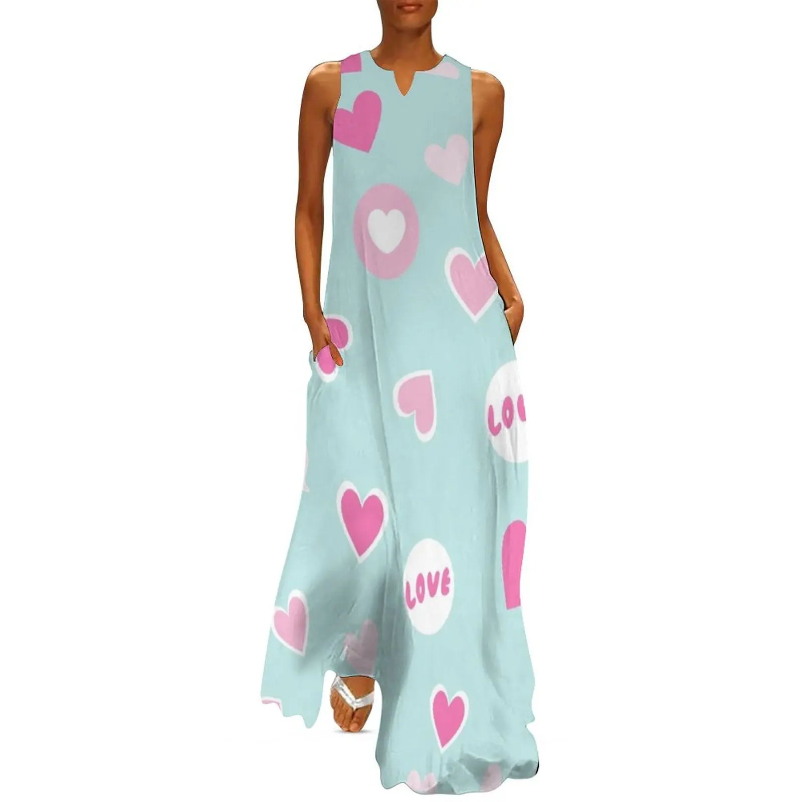 love Valentines hearts in green background ,brafdesign Long Dress luxury dress Clothing female
love Valentines hearts in green background ,brafdesign Long Dress luxury dress Clothing female