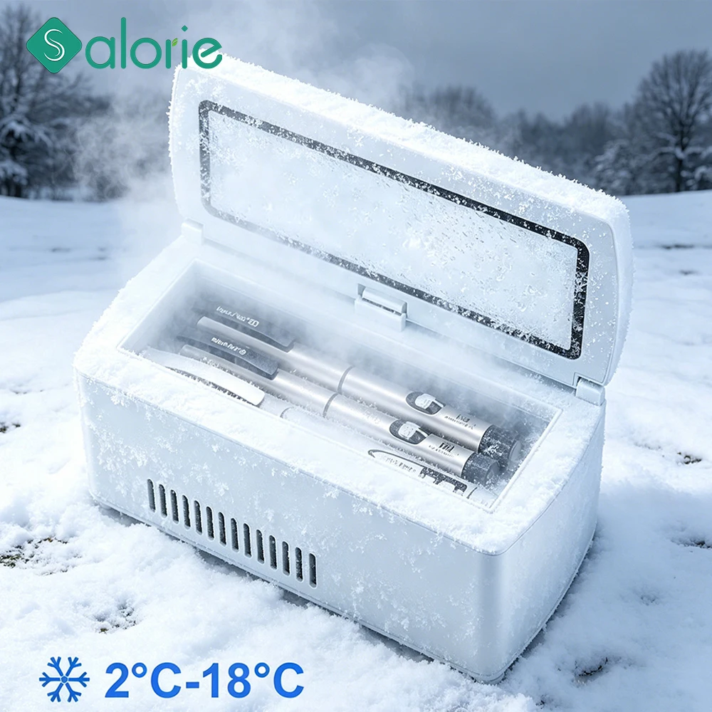 Rechargeable Insulin Cooler Box 2-18℃ Portable Refrigerator HD Display Outdoor Travel Medicine Drug Freezer For Insulin Pen Vial
Rechargeable Insulin Cooler Box 2-18℃ Portable Refrigerator HD Display Outdoor Travel Medicine Drug Freezer For Insulin Pen Vial