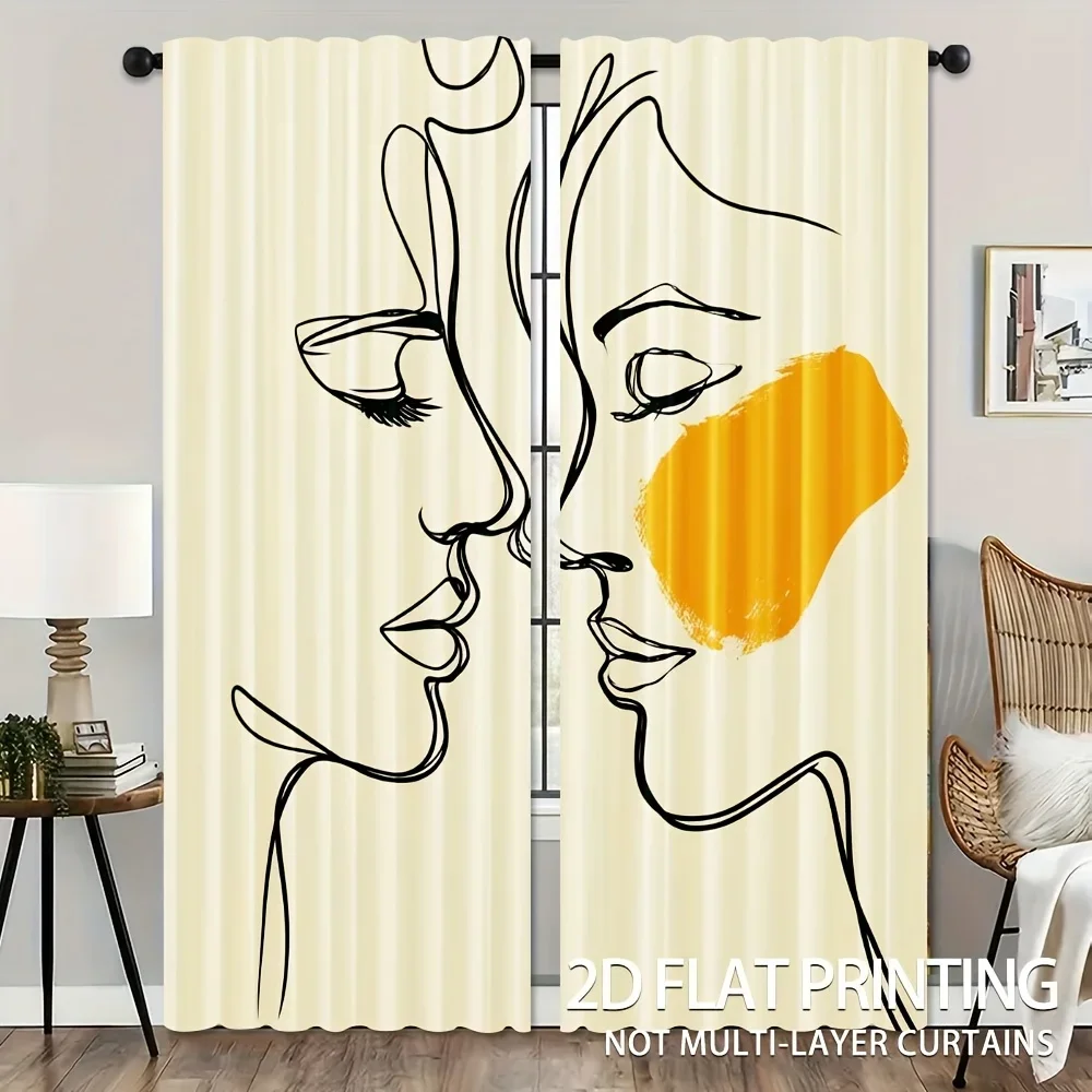 Abstract facial connection pattern Print Drapes Room Darkening Window Curtains Home Decor,Rod Pocket Blackout Curtains Bedroom
Abstract facial connection pattern Print Drapes Room Darkening Window Curtains Home Decor,Rod Pocket Blackout Curtains Bedroom