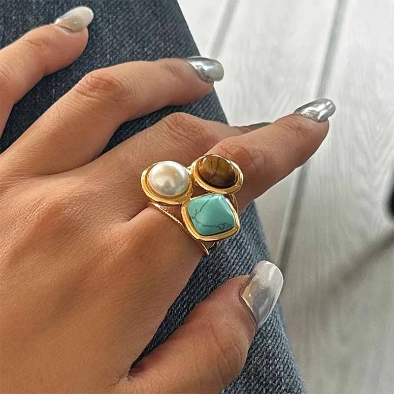 ROXI | Natural Stone Gold Ring for Women Stainless Steel Retro Charm Jewelry Dropshipping
ROXI | Natural Stone Gold Ring for Women Stainless Steel Retro Charm Jewelry Dropshipping