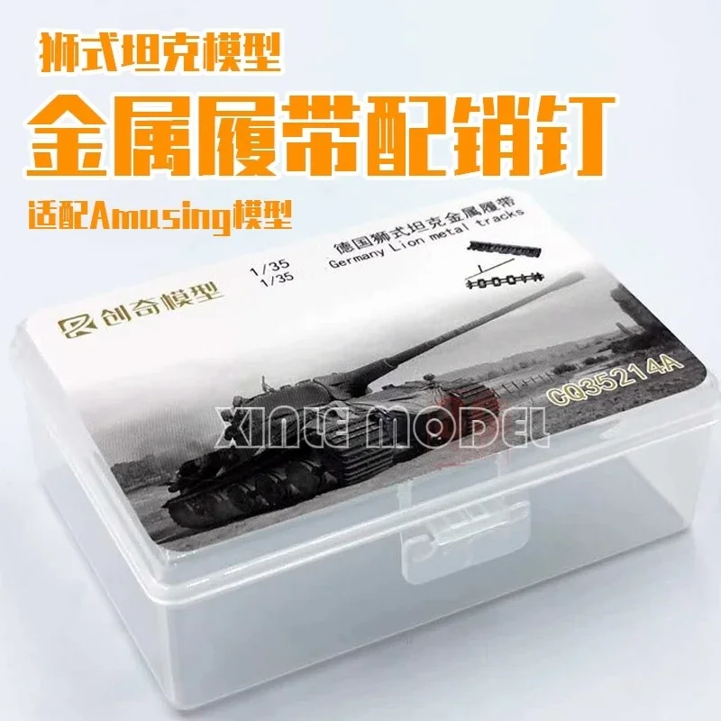 Chuangqi Model Parts 35214A German Lion Tank Metal Track with Pins (for Amusing hobby kit) 1/35
Chuangqi Model Parts 35214A German Lion Tank Metal Track with Pins (for Amusing hobby kit) 1/35
