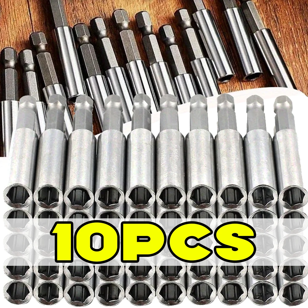 Magnetic Hexagonal Screwdriver Bit Extended Connecting Rods Drill Bit Extension Steel Carbon Handle Holder Woodworking Tools
Magnetic Hexagonal Screwdriver Bit Extended Connecting Rods Drill Bit Extension Steel Carbon Handle Holder Woodworking Tools