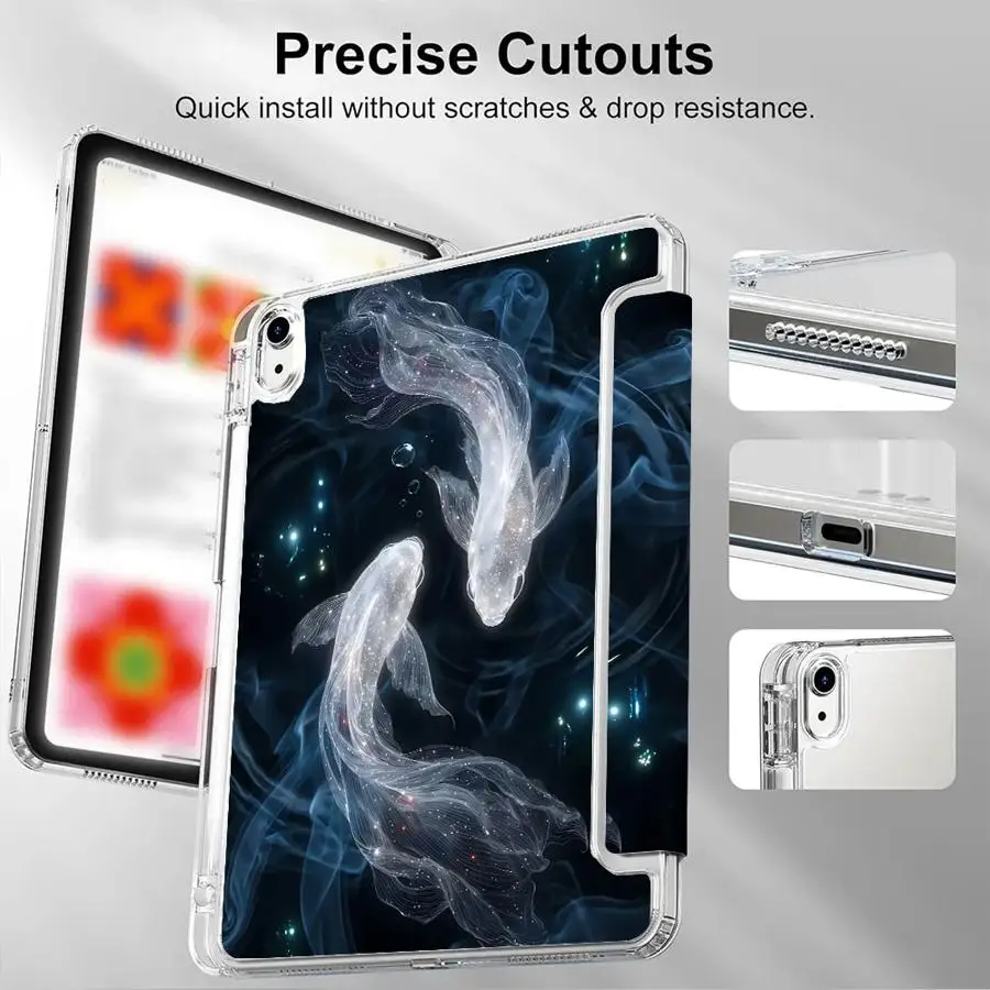 Holder Cover Tablet Case For iPad Air 4 5 M3 M2 M4 11inch Mini 6 7 Pro 2025 11th 10th 9th 8th 7th 12.9inch Y-Fold Spirit Koi
Holder Cover Tablet Case For iPad Air 4 5 M3 M2 M4 11inch Mini 6 7 Pro 2025 11th 10th 9th 8th 7th 12.9inch Y-Fold Spirit Koi