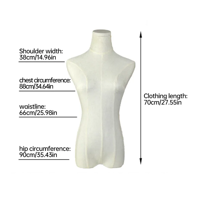Wedding Dress Props Women Mannequin Body Cover Display Velvet Bottoming Shirt Replacement Dress Form Upper Body Makeup New
Wedding Dress Props Women Mannequin Body Cover Display Velvet Bottoming Shirt Replacement Dress Form Upper Body Makeup New