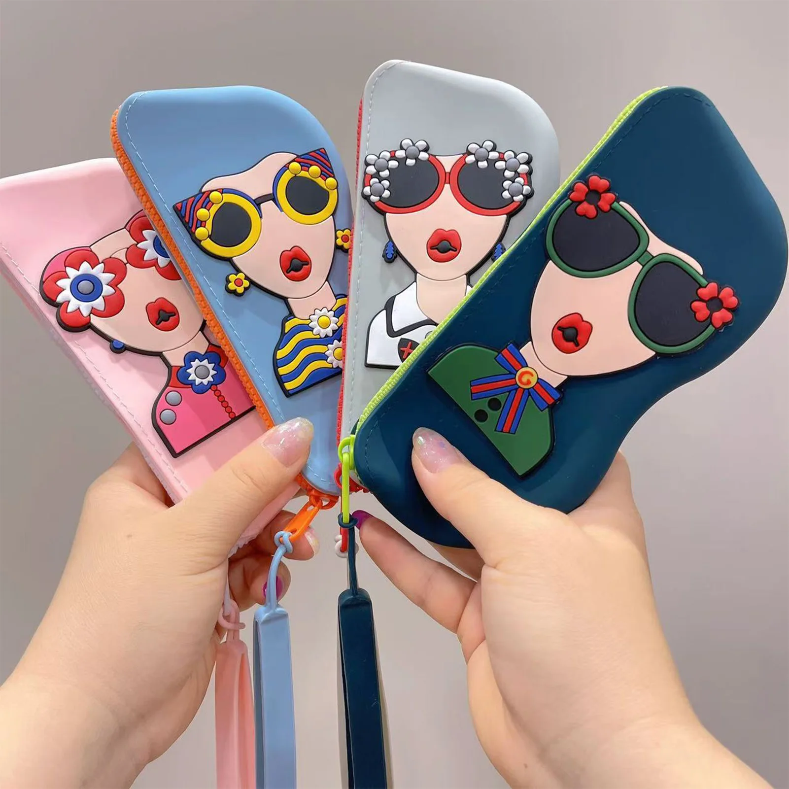 Sunglasses Pouch with Lanyard Cute Pattern Design Soft Anti-Scratch Sunglasses Bag for Sunglass Reading Glasses
Sunglasses Pouch with Lanyard Cute Pattern Design Soft Anti-Scratch Sunglasses Bag for Sunglass Reading Glasses