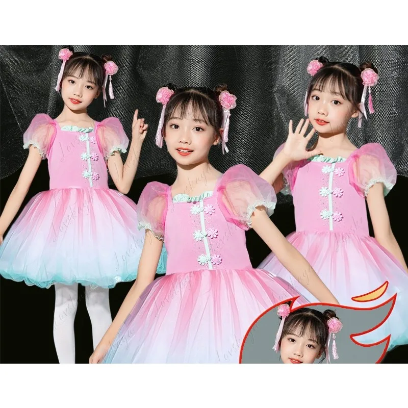 Lovely Princess Puffy Gauze Dress Kids Kindergarten Performance Wear
Lovely Princess Puffy Gauze Dress Kids Kindergarten Performance Wear
