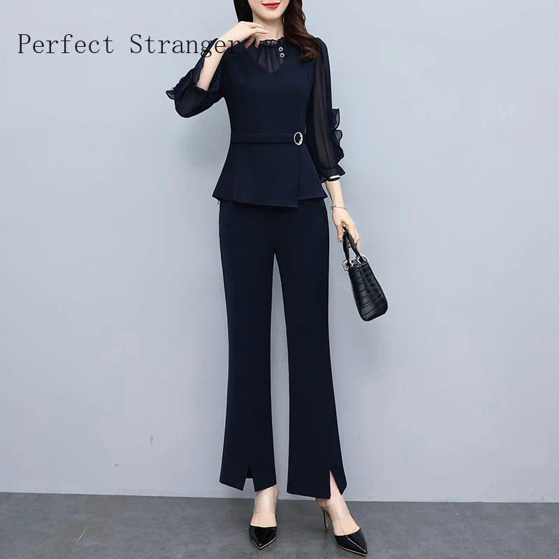 2025 New Arrival Elegant Hot Sale Chiffon Three-quarter Sleeve Two Pieces Wide Leg Pants Set With Brooch Navy
2025 New Arrival Elegant Hot Sale Chiffon Three-quarter Sleeve Two Pieces Wide Leg Pants Set With Brooch Navy