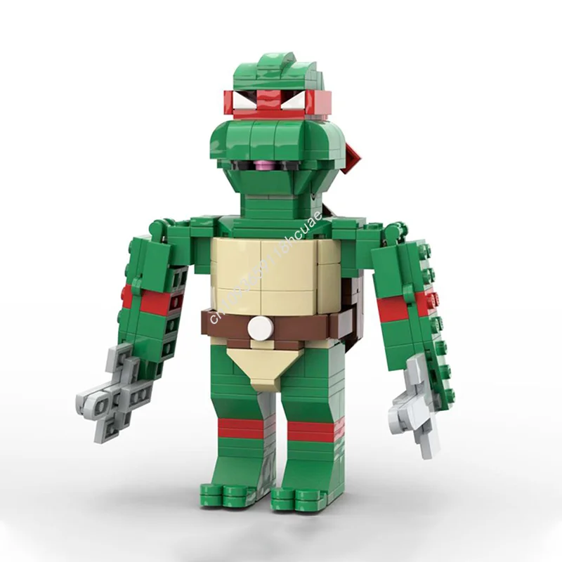 336 шт., фигурка Moc Raphael, черепашки ниндзя, модель строительных блоков, индивидуальные кирпичи, креативные игрушки «сделай сам», подарки на фестиваль для детей и взрослых
336 шт., фигурка Moc Raphael, черепашки ниндзя, модель строительных блоков, индивидуальные кирпичи, креативные игрушки «сделай сам», подарки на фестиваль для детей и взрослых