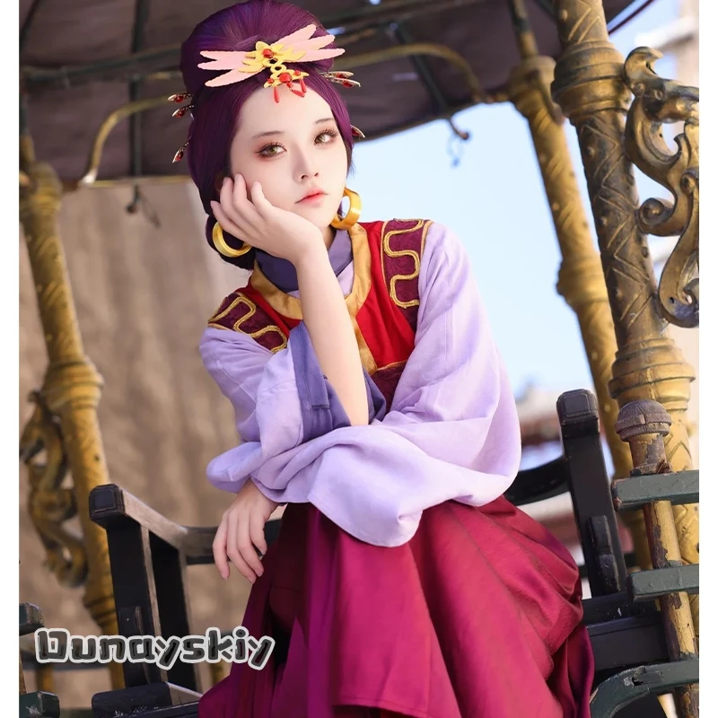 Dream ZS^Loulan Costume Chinese Retro Dress Hanfu HighQuality Styled Wig Headwear Halloween Cosplay Anime The Apothecary Diaries
Dream ZS^Loulan Costume Chinese Retro Dress Hanfu HighQuality Styled Wig Headwear Halloween Cosplay Anime The Apothecary Diaries