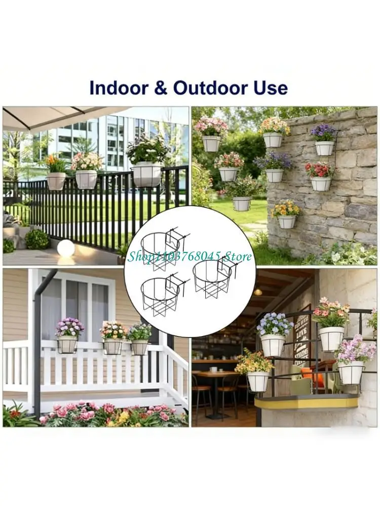 R53F 3pcs Heavy Duty Adjustable Wall Mount Planter Holder Enhances Garden Aesthetic
R53F 3pcs Heavy Duty Adjustable Wall Mount Planter Holder Enhances Garden Aesthetic