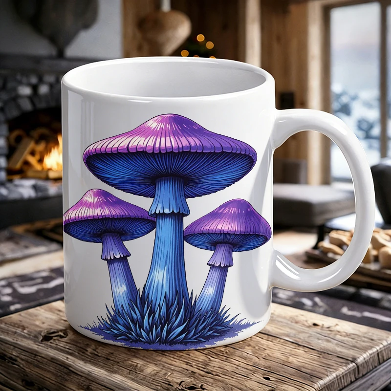 Purple Blue Gradient Mushroom Ceramic Mug Psychedelic Fungi Coffee Cup, Milk Cup, Drinking Cup, Gift for Friends, Fade-Resistant
Purple Blue Gradient Mushroom Ceramic Mug Psychedelic Fungi Coffee Cup, Milk Cup, Drinking Cup, Gift for Friends, Fade-Resistant