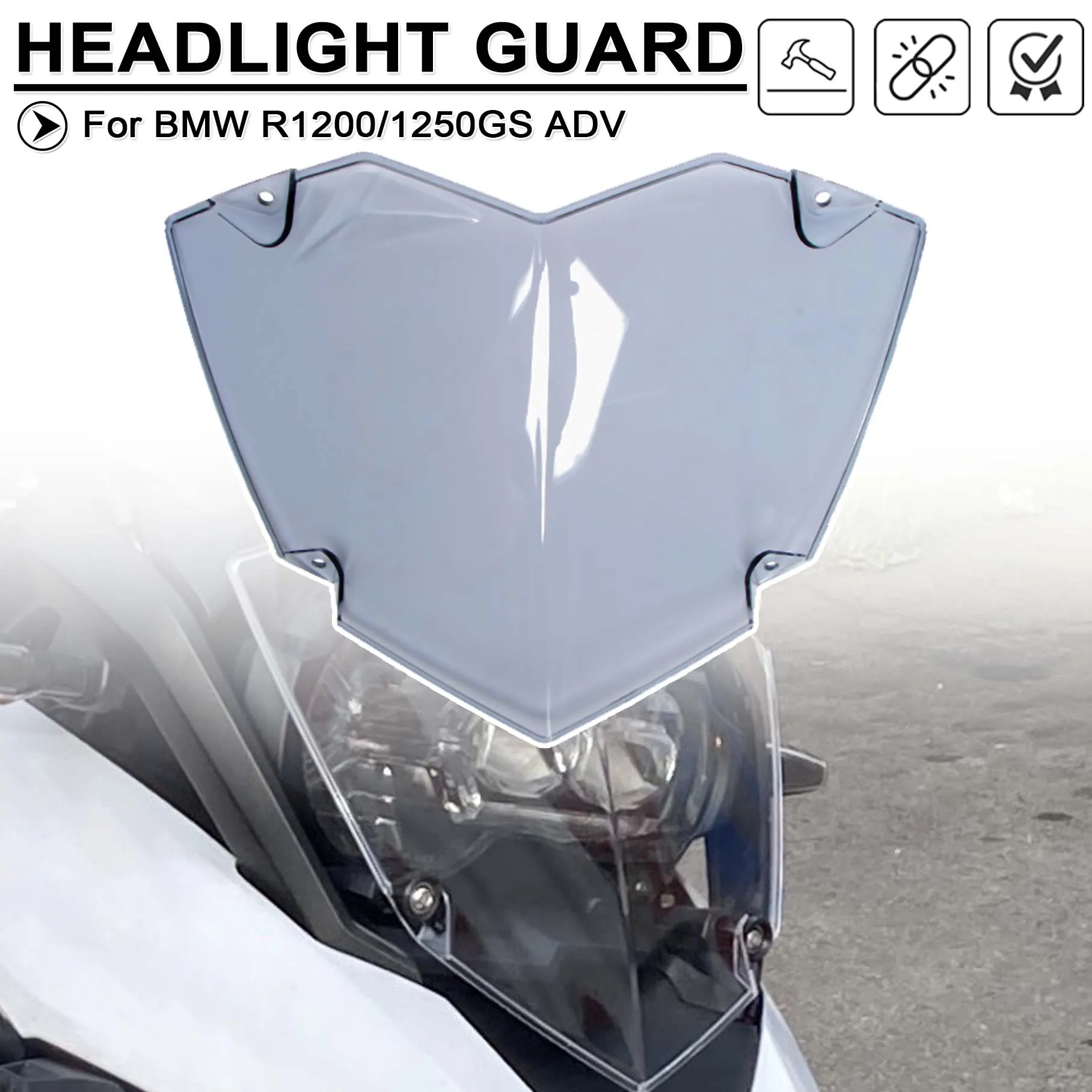 Для R1200GS R1200 1250 GS Adventure R1250GS ADV EXCLUSIVE HP мотоциклетная фара защитная крышка головного света лампа защитный щиток 
Для R1200GS R1200 1250 GS Adventure R1250GS ADV EXCLUSIVE HP мотоциклетная фара защитная крышка головного света лампа защитный щиток