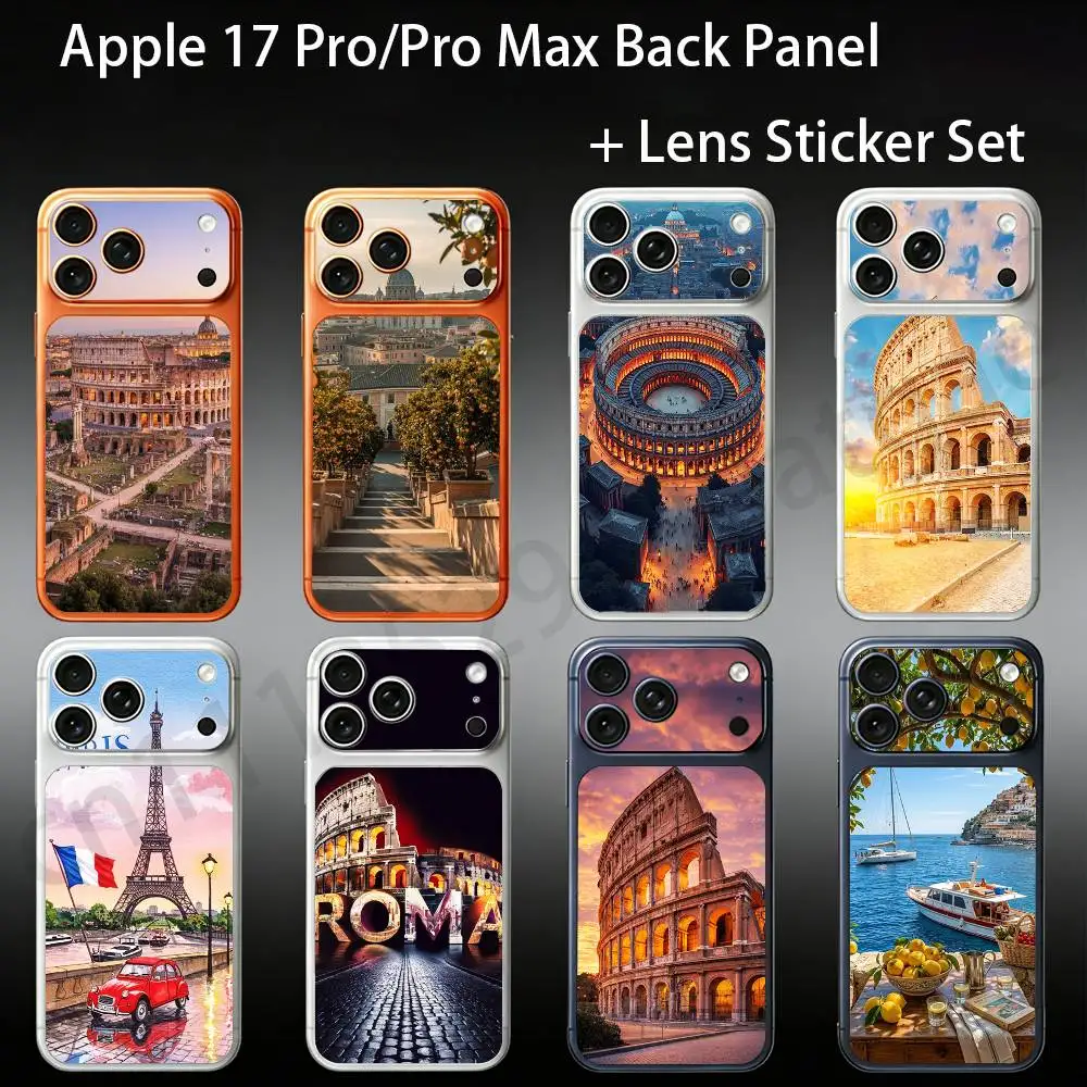 Italy Rome City Travel For iPhone 17proMax/17pro Full Cover Decal Skin Wrap Colorful Rear Protective Sticker Film
Italy Rome City Travel For iPhone 17proMax/17pro Full Cover Decal Skin Wrap Colorful Rear Protective Sticker Film