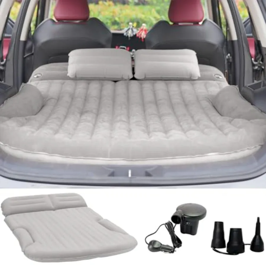 SUV Air Mattress Thickened and Double-Sided Flocking Travel Camping Bed with 2 Pillows and Pump Dedicated Mobile Cushion Inflat
SUV Air Mattress Thickened and Double-Sided Flocking Travel Camping Bed with 2 Pillows and Pump Dedicated Mobile Cushion Inflat