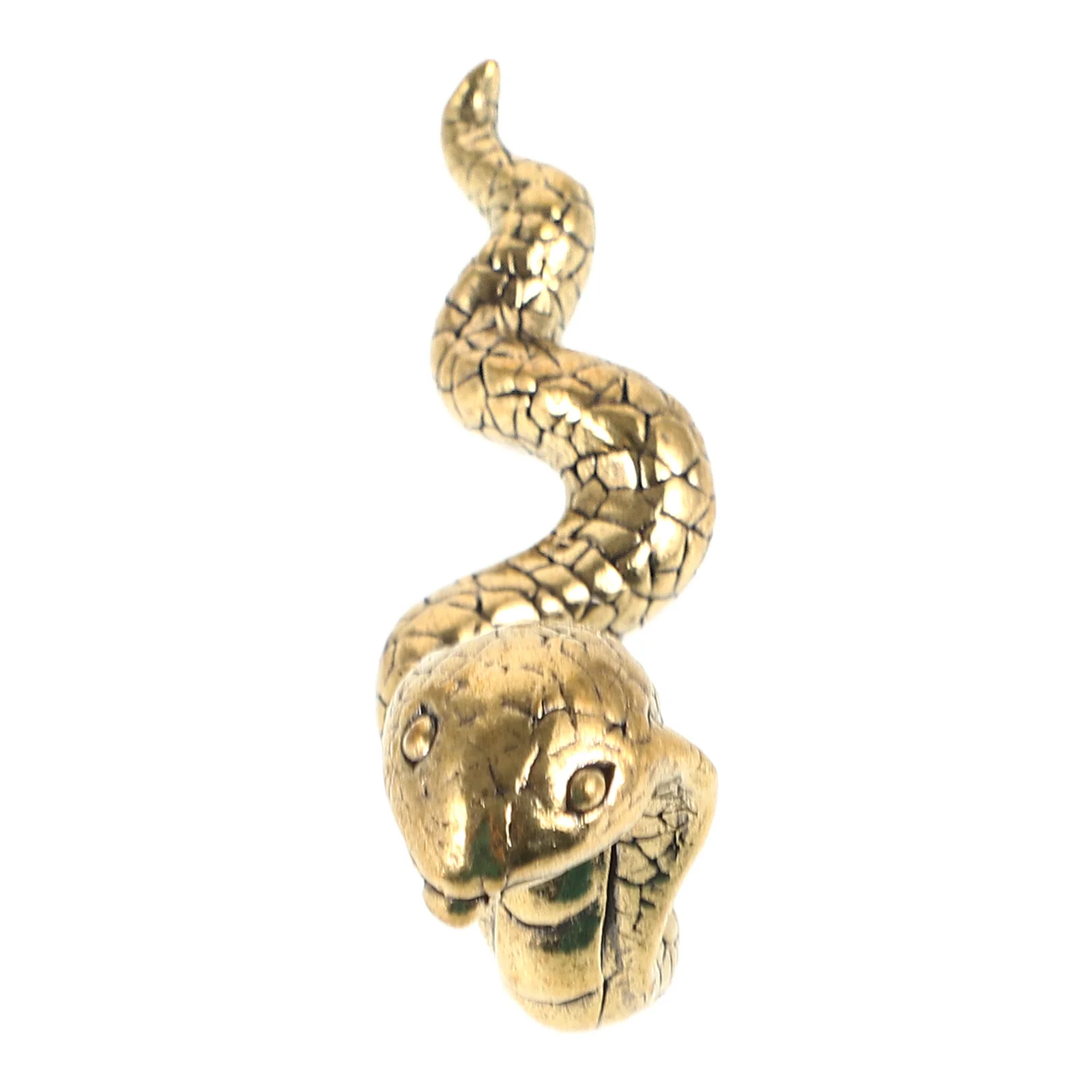 Accessory Snake Baubles Vintage Decor Creative Brass Ornament Statue Golden Meditating
Accessory Snake Baubles Vintage Decor Creative Brass Ornament Statue Golden Meditating
