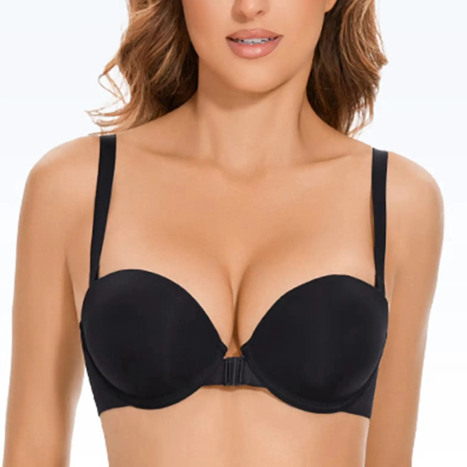 New 2026 Women 1/2 Cups Sexy Bra Comfort Fit Soft Smooth Padded Push Up Front Closure Backless Bras A B C D E 32 34 36 38 40 42
New 2026 Women 1/2 Cups Sexy Bra Comfort Fit Soft Smooth Padded Push Up Front Closure Backless Bras A B C D E 32 34 36 38 40 42