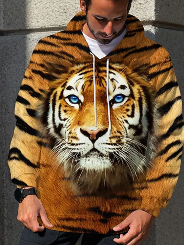2022 New Animal Hoodies 3d Tiger Harajuku Hip-hop Hoodies Casual Pullover Sweatshirt
2022 New Animal Hoodies 3d Tiger Harajuku Hip-hop Hoodies Casual Pullover Sweatshirt