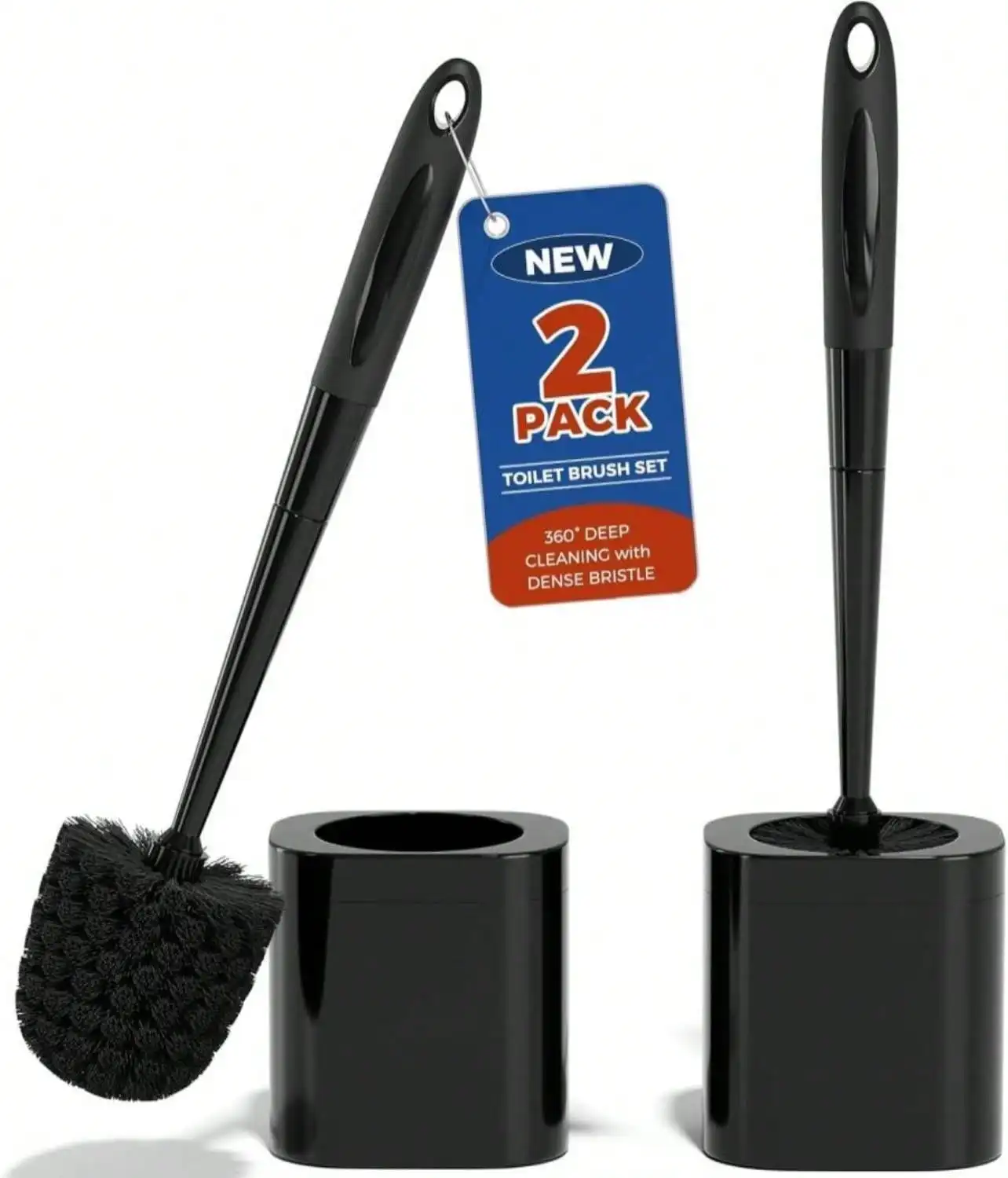 Toilet Bowl Brush and Holder Set, Durable Household Bathroom Cleaning Accessories for Daily Toilet Deep Cleaning
Toilet Bowl Brush and Holder Set, Durable Household Bathroom Cleaning Accessories for Daily Toilet Deep Cleaning