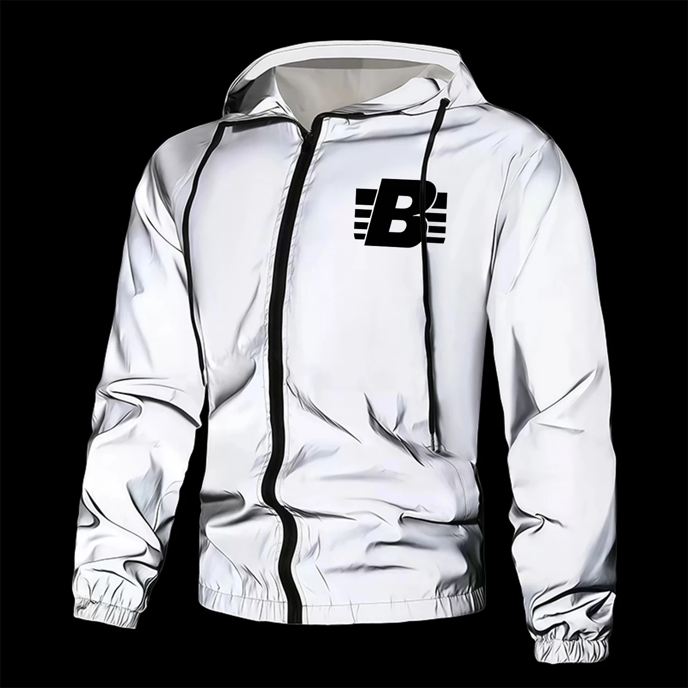 Men's Reflective Jacket Full Zip Casual Spring Autumn Polyester Lined Outerwear High Visibility Safety Coat Lightweight Windp
Men's Reflective Jacket Full Zip Casual Spring Autumn Polyester Lined Outerwear High Visibility Safety Coat Lightweight Windp
