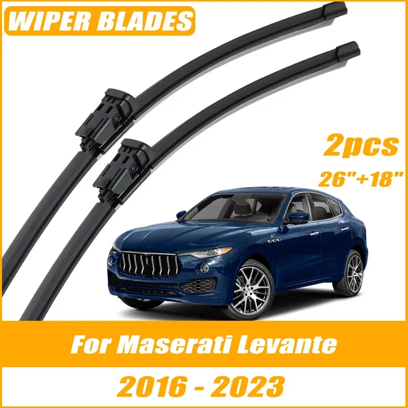 2pcs Wiper Front Wiper Blades For Maserati Levante 2016-2023 Windshield Windscreen Clean Window Car Rain Brushes 26"+18"
2pcs Wiper Front Wiper Blades For Maserati Levante 2016-2023 Windshield Windscreen Clean Window Car Rain Brushes 26"+18"