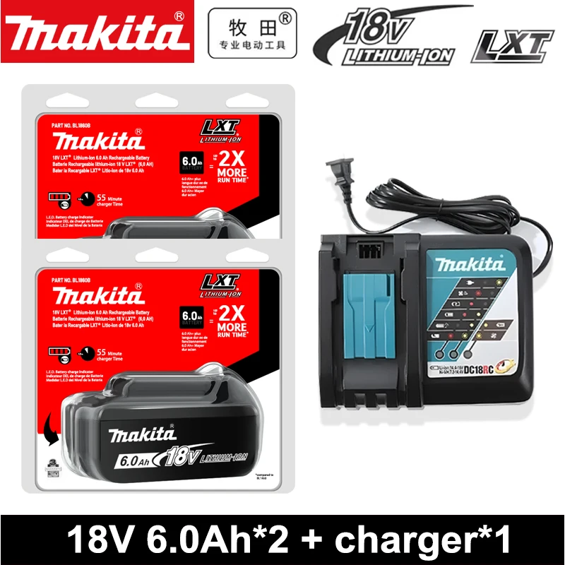 100% original Makita 18V 5.0AH 6.0AH rechargeable battery, Makita BL1830 BL1850B BL1860B power tool battery, 18V battery charger
100% original Makita 18V 5.0AH 6.0AH rechargeable battery, Makita BL1830 BL1850B BL1860B power tool battery, 18V battery charger