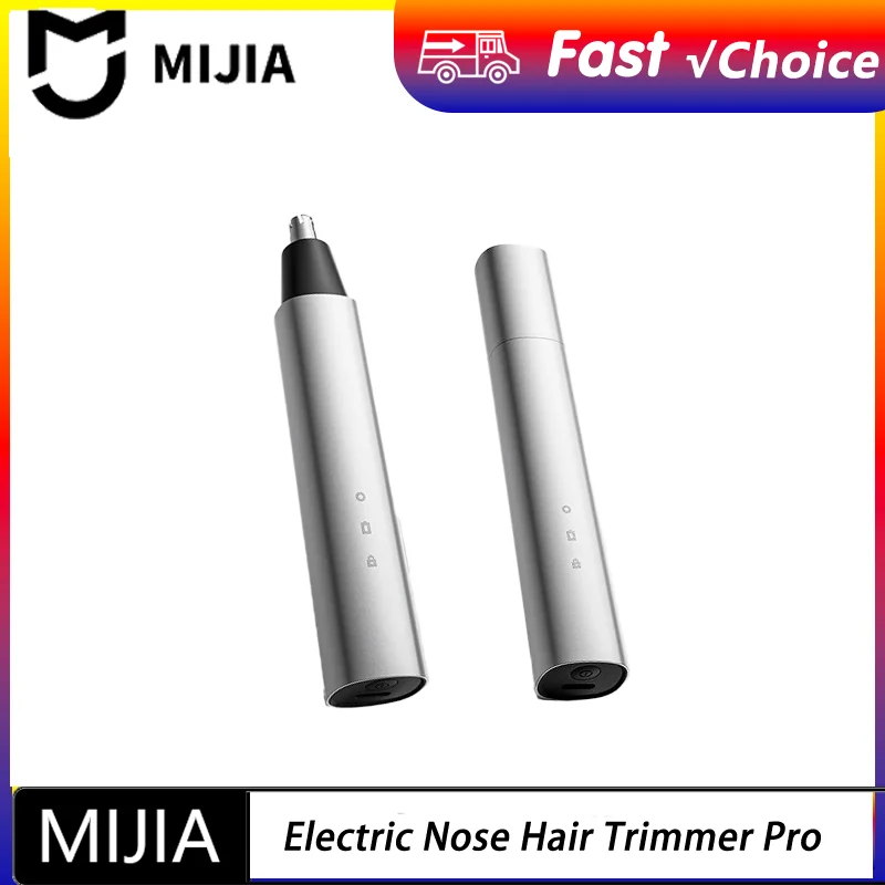 Original MIJIA Electric Nose Hair Trimmer Pro Aluminum Alloy Portable 11° Oblique Blade Painless Nose Ear Hair Clipper CN
Original MIJIA Electric Nose Hair Trimmer Pro Aluminum Alloy Portable 11° Oblique Blade Painless Nose Ear Hair Clipper CN