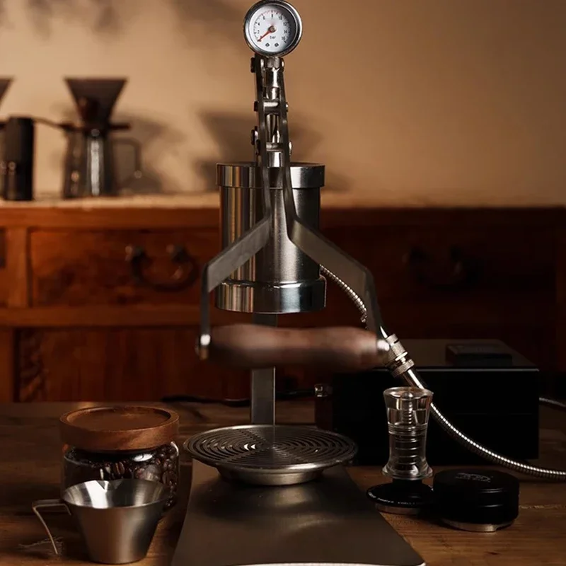 Lever Espresso Machine 304 Stainless Steel Cavity Capacity 1500W PID Heating Coffer Maker
Lever Espresso Machine 304 Stainless Steel Cavity Capacity 1500W PID Heating Coffer Maker