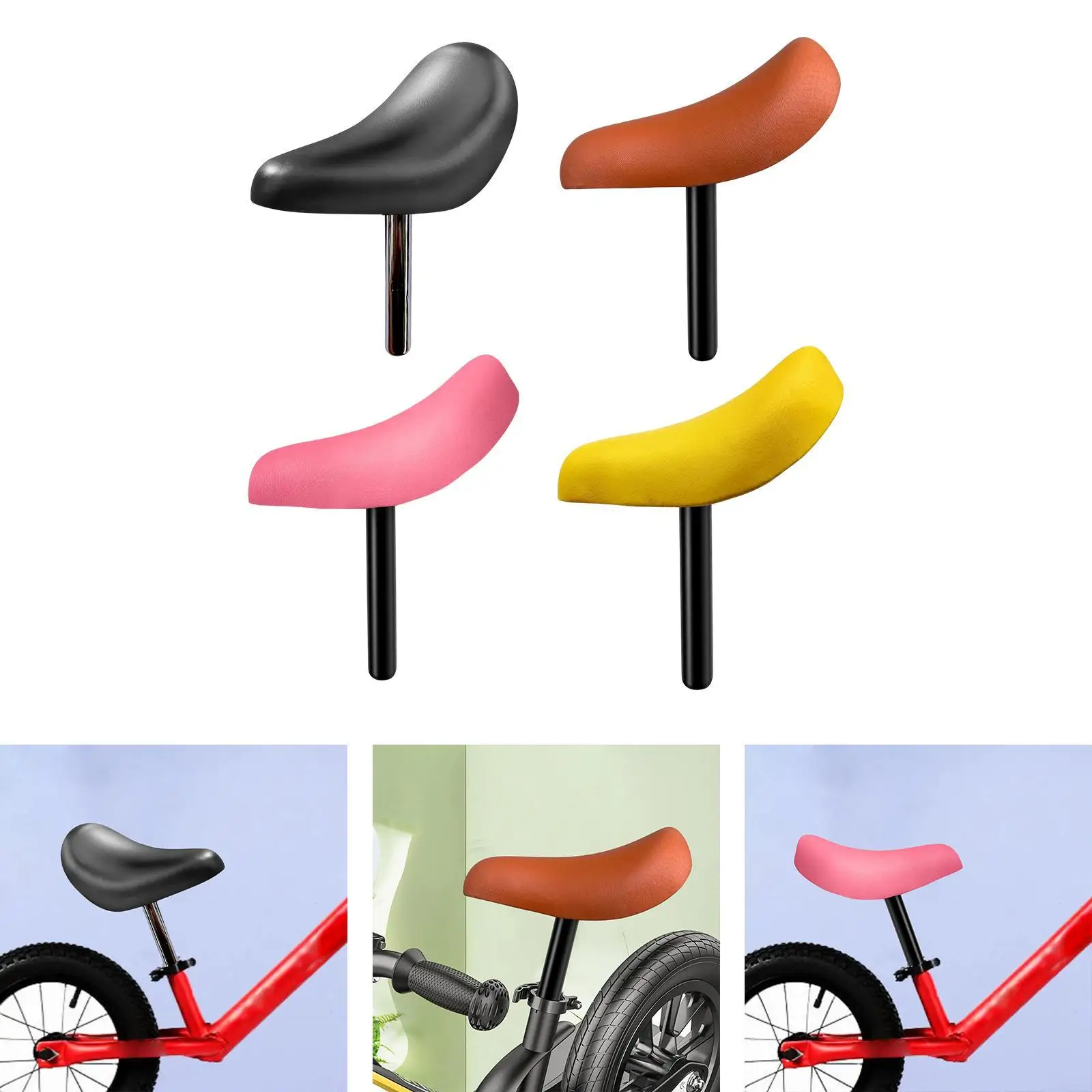 Kids Bike Saddle with Seatpost Equipment Easy to Install Part Bicycle Saddle for Biking Riding Outdoor Activities Girls Cycling
Kids Bike Saddle with Seatpost Equipment Easy to Install Part Bicycle Saddle for Biking Riding Outdoor Activities Girls Cycling