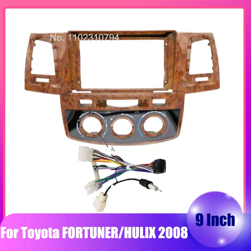 2 Din Car Stereo Radio Frame Fascia Cover Trim Kit Panel For Toyota FORTUNER/HULIX 2008 Car Frame 9 Inch
2 Din Car Stereo Radio Frame Fascia Cover Trim Kit Panel For Toyota FORTUNER/HULIX 2008 Car Frame 9 Inch