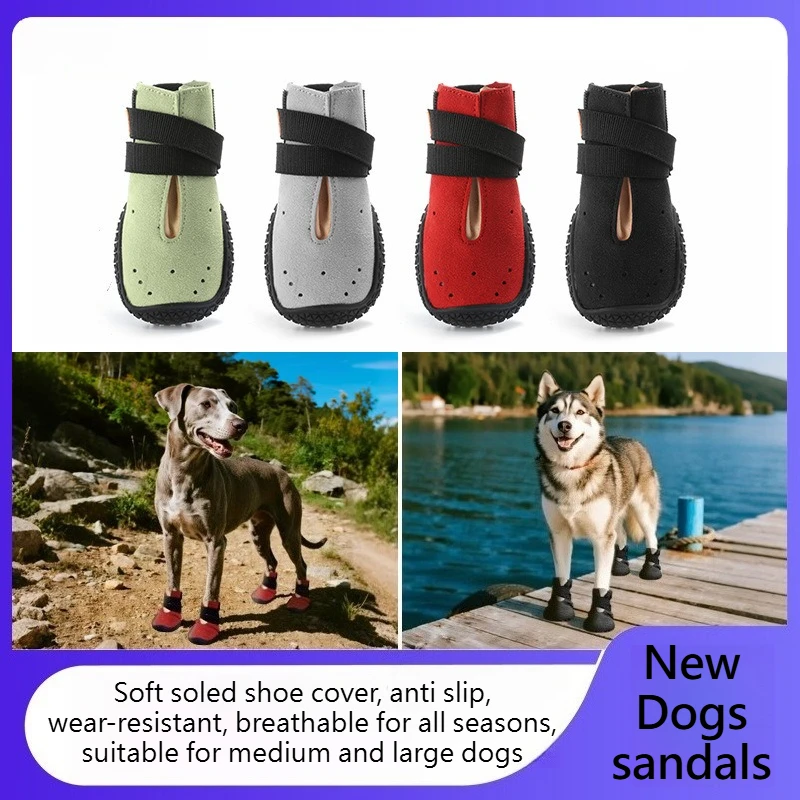 Pet Soles Sandals Soft Shoe Covers Non Slip Wear-resistant Breathable Throughout 4-Seasons Waterproof Large Medium-sized Dogs
Pet Soles Sandals Soft Shoe Covers Non Slip Wear-resistant Breathable Throughout 4-Seasons Waterproof Large Medium-sized Dogs