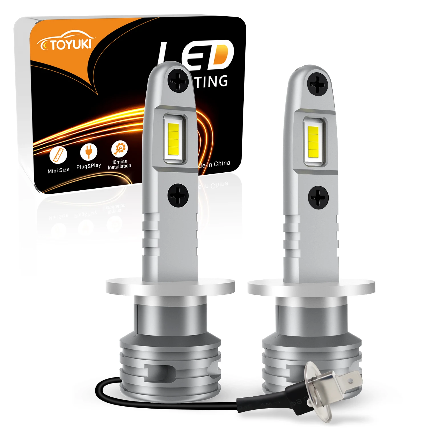 TOYUKI H1 Led Fog Lights Mini Wires Plug Fanless for Car Led Headlight Bulb DRL 8 Pcs CSP 7035 14000lm 6000K 4300K 12V 24V 2Pcs
TOYUKI H1 Led Fog Lights Mini Wires Plug Fanless for Car Led Headlight Bulb DRL 8 Pcs CSP 7035 14000lm 6000K 4300K 12V 24V 2Pcs