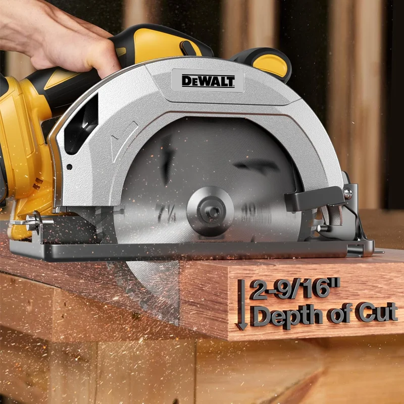 Dewalt 5000RPM Brushless Circular Saw 7 Inch Cordless Handheld Woodwork Saw Adjustable Cutting Depth Multifunction Tool New
Dewalt 5000RPM Brushless Circular Saw 7 Inch Cordless Handheld Woodwork Saw Adjustable Cutting Depth Multifunction Tool New