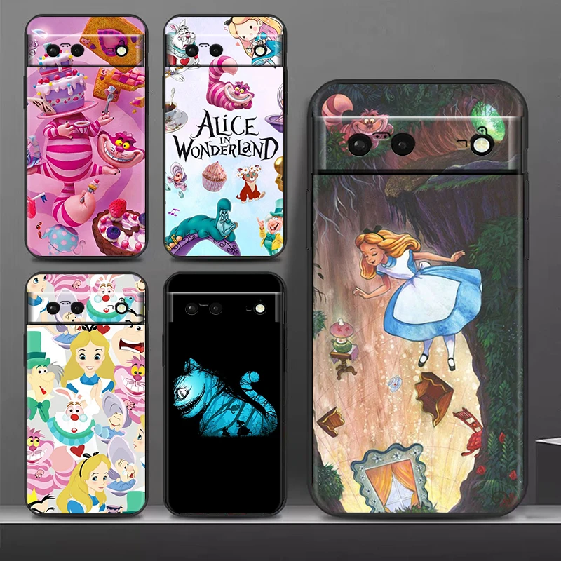 Alice Disney Cheshire Cats For Google Pixel 8 7A 7 6A 6 5A 5 4 4A XL 5G Black Silicon Shockproof Shell Phone Case
Alice Disney Cheshire Cats For Google Pixel 8 7A 7 6A 6 5A 5 4 4A XL 5G Black Silicon Shockproof Shell Phone Case