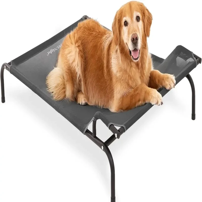 Elevated Dog Bed with Original Headrest | Breathable Mesh Frame & Non-Slip Feet | Elevated Hammock Design
Elevated Dog Bed with Original Headrest | Breathable Mesh Frame & Non-Slip Feet | Elevated Hammock Design