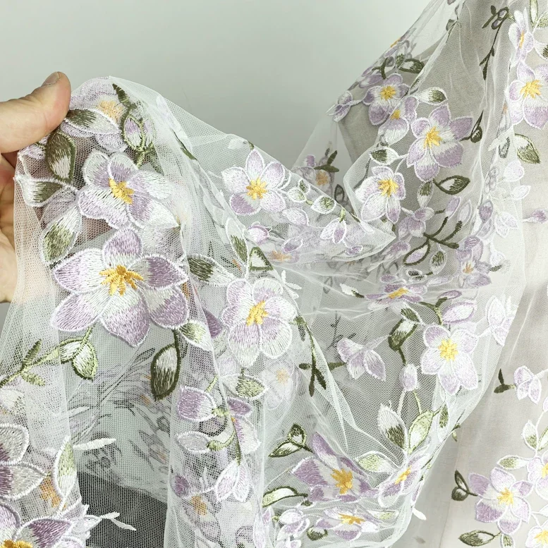 1yard soft mesh fabric Colorful rattan embroidery telas con bordado Wedding veil dress diy matirial fabric for dress
1yard soft mesh fabric Colorful rattan embroidery telas con bordado Wedding veil dress diy matirial fabric for dress
