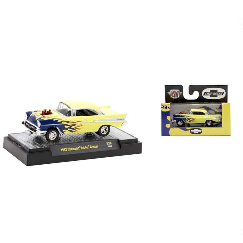 M2 Machines 1:64 Scale Diecast Alloy 1957 Chevrolet Bel Air Gasser Toys Cars Model Classics Adult Gifts Souvenir Static Display
M2 Machines 1:64 Scale Diecast Alloy 1957 Chevrolet Bel Air Gasser Toys Cars Model Classics Adult Gifts Souvenir Static Display