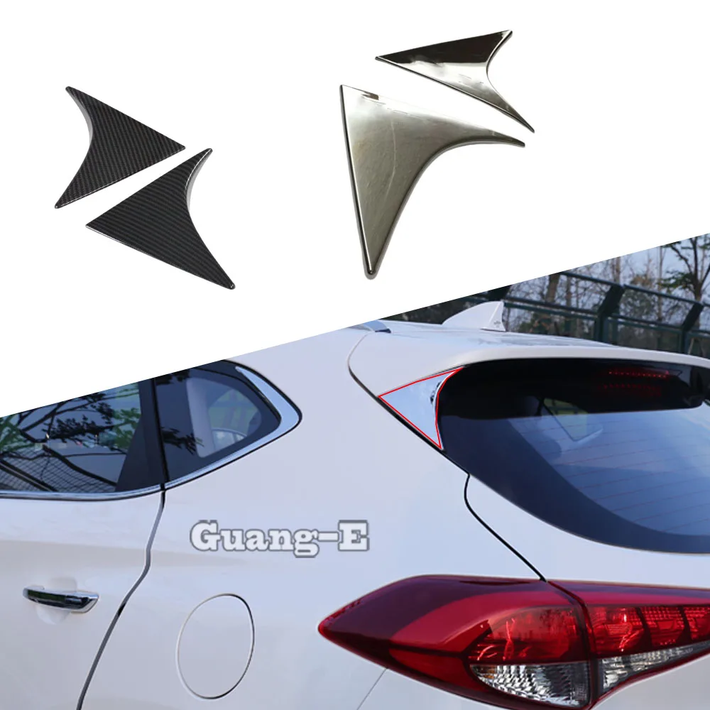 Car Body Chrome ABS Rear Tail Spoiler Side Triangle Molding Window Bezel Trim Sticks 2PCs For Hyundai Tucson 2019 2020 2021
Car Body Chrome ABS Rear Tail Spoiler Side Triangle Molding Window Bezel Trim Sticks 2PCs For Hyundai Tucson 2019 2020 2021