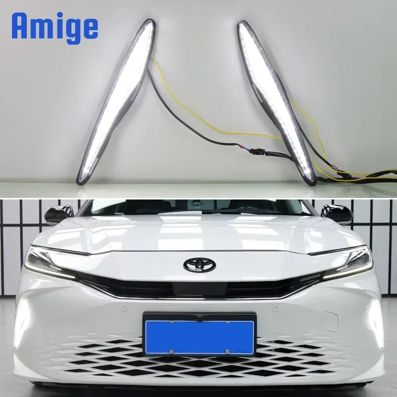 Car LED DRL 12V Daylights For Toyota Camry 2024 Yellow Turn Signal Daytime Running Headlamps Auto Driving Lamp Foglamps
Car LED DRL 12V Daylights For Toyota Camry 2024 Yellow Turn Signal Daytime Running Headlamps Auto Driving Lamp Foglamps